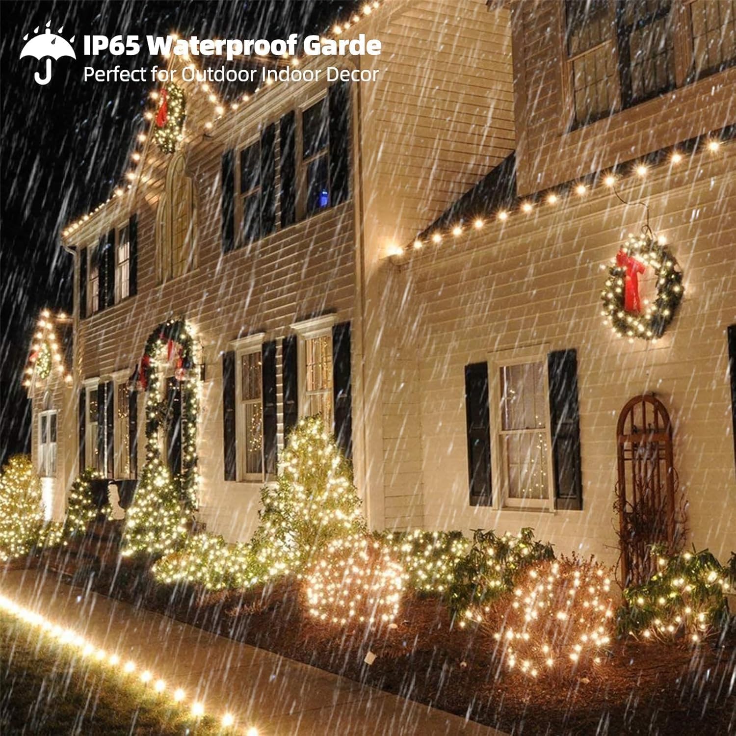 Tcamp 164FT 500 LED Christmas Lights